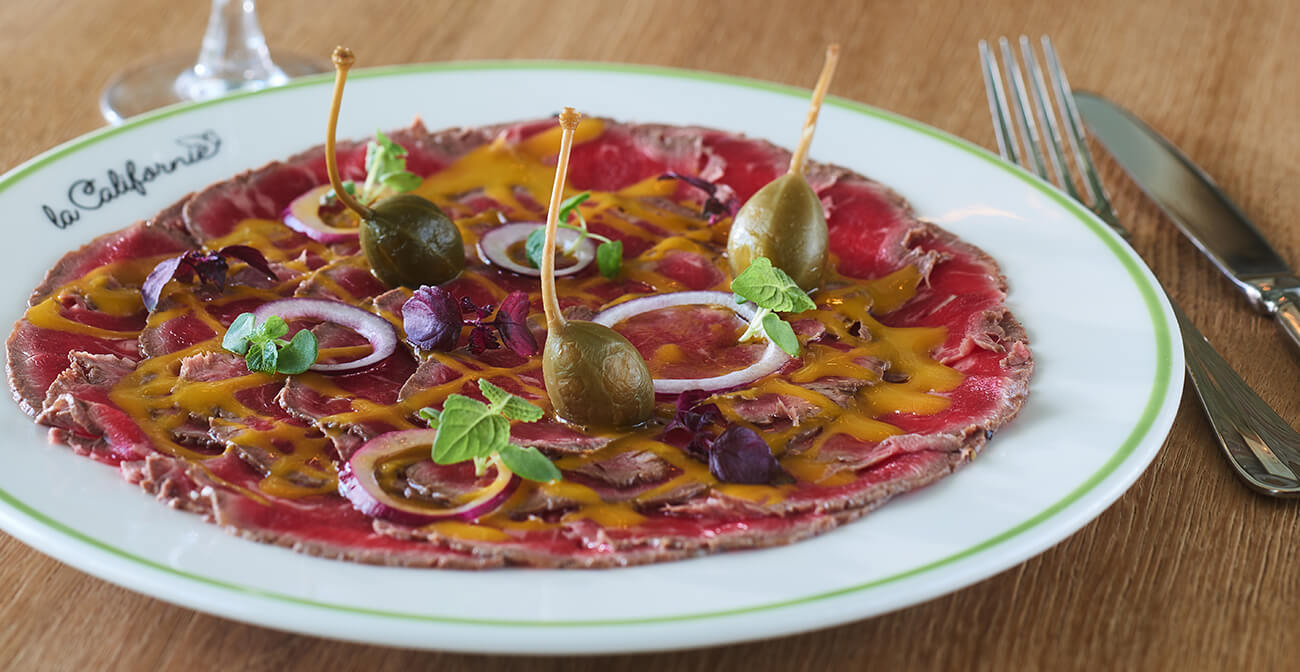 Plat du restaurent "la Californie canne"